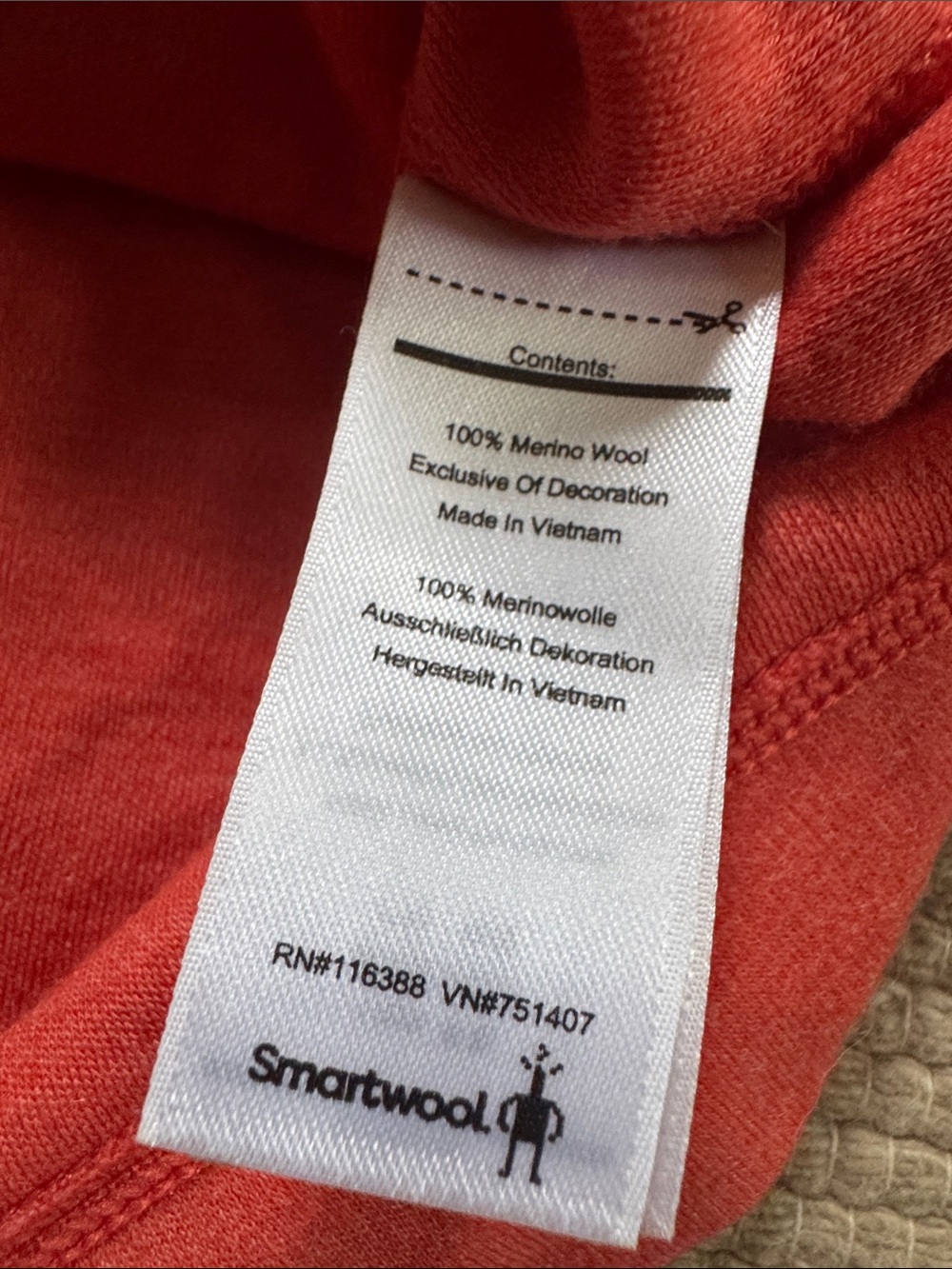 Smartwool zip top 250 merino wool base layer 1/4 zip coral sunset women’s M NEW - Picture 7 of 9